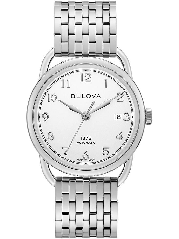 Bulova Commodore Limited Edition Roloi Aftomato me Asimi Metalliko Brasele 96B326