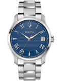 Bulova Wilton Roloi Batarias me Asimi Metalliko Brasele 96B386