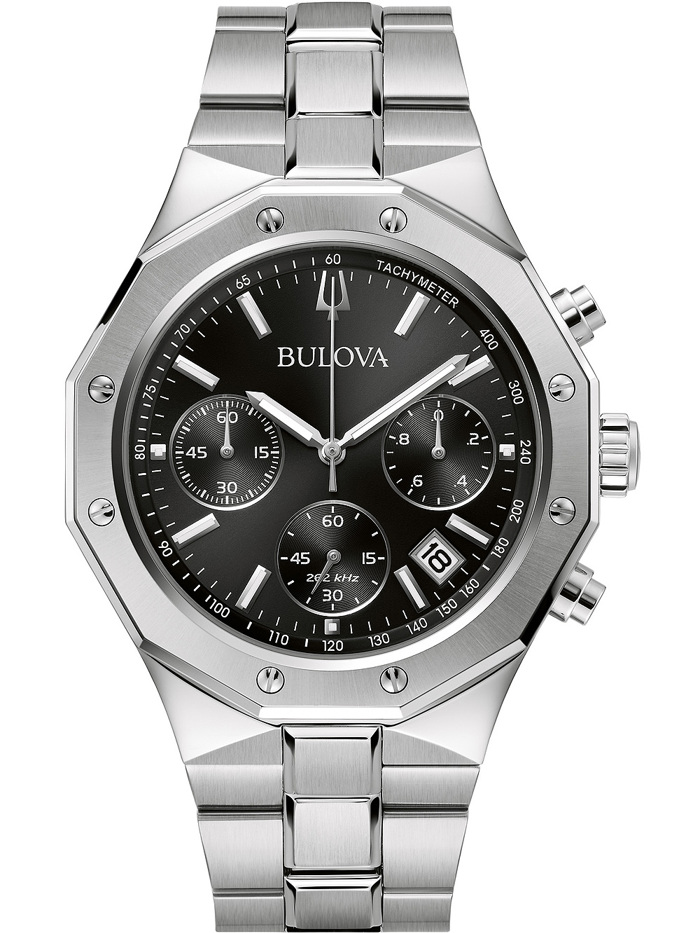 Bulova Misc Classic Roloi Xronogafos Batarias me Asimi Metalliko Brasele 96B410