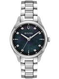 Bulova Classic Roloi Batarias me Asimi Metalliko Brasele 96P198