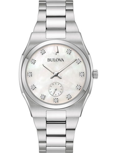 Bulova Surveyor Ρολόι Μπαταρίας με Ασημί Μεταλλικό Μπρασελέ 96P242