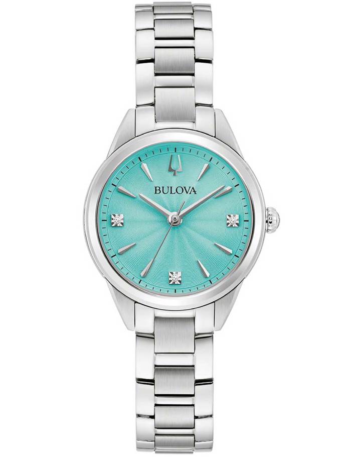 Bulova Sutton Roloi Batarias me Asimi Metalliko Brasele 96P253