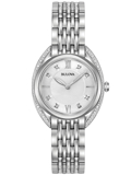 Bulova Classic Roloi Batarias me Asimi Metalliko Brasele 96R212