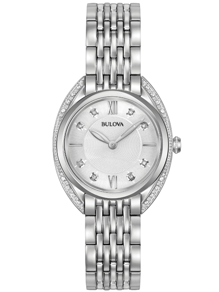 Bulova Classic Roloi Batarias me Asimi Metalliko Brasele 96R212