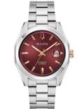 Bulova Surveyor Roloi Aftomato me Asimi Metalliko Brasele 98B422