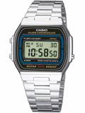 Casio Collection Roloi Batarias me Asimi Metalliko Brasele A164WA-1VES