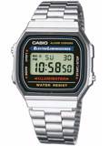 Casio Collection Psifiako Roloi Batarias me Asimi Metalliko Brasele A168WA-1YES