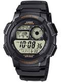 Casio Collection Roloi Batarias me Mavro Kaoutsouk Louraki AE-1000W-1AVEF