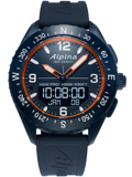 Alpina Alpiner X Smartwatch Roloi Batarias me Ble Kaoutsouk Louraki AL-283LNO5NAQ6