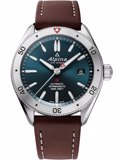 Alpina Alpiner 4 Roloi Aftomato me Kafe Dermatino Louraki AL-525N4AQ6