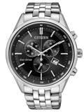 Citizen Eco-Drive Sports Roloi Xronogafos Iliakis Energias me Asimi Metalliko Brasele AT2141-87E