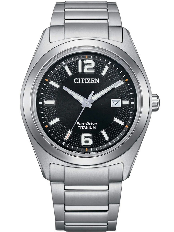 Citizen Eco-Drive Titanium Roloi Iliakis Energias me Asimi Metalliko Brasele AW1641-81E
