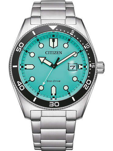 Citizen Eco-Drive Sport Ρολόι Ηλιακής Ενέργειας με Ασημί Μεταλλικό Μπρασελέ AW1760-81W