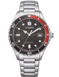 Citizen Eco-Drive Sport Roloi Iliakis Energias me Asimi Metalliko Brasele AW1820-81E