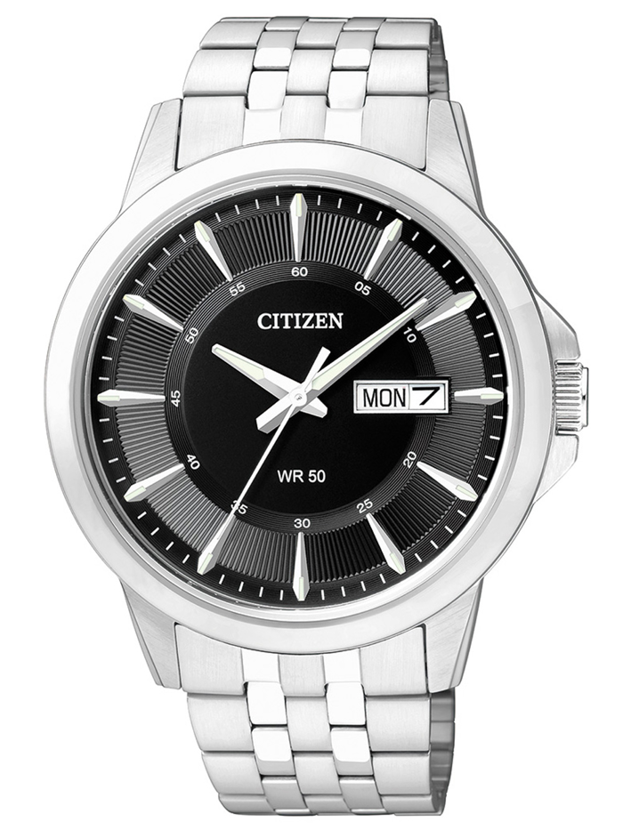 Citizen Roloi Batarias me Asimi Metalliko Brasele BF2011-51E