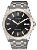 Citizen Classic Roloi Iliakis Energias me Asimi Metalliko Brasele BM7109-89E