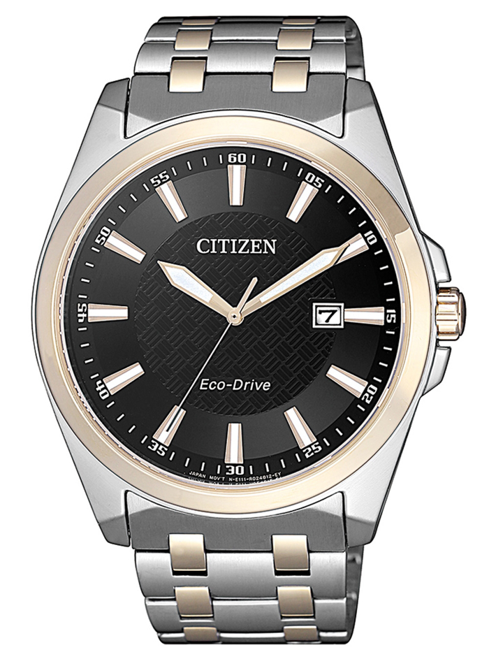 Citizen Classic Roloi Iliakis Energias me Asimi Metalliko Brasele BM7109-89E