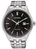 Citizen Eco-Drive Sports Roloi Iliakis Energias me Asimi Metalliko Brasele BM7251-88E