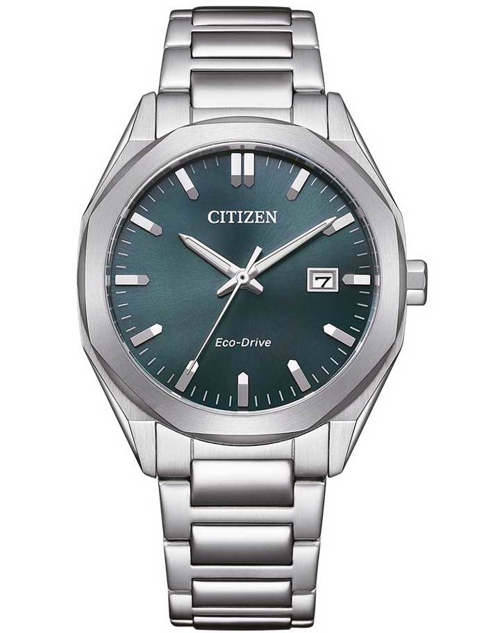 Citizen Eco-Drive Roloi Iliakis Energias me Asimi Metalliko Brasele BM7620-83X