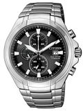 Citizen Eco-Drive Super-Titanium Roloi Xronogafos Iliakis Energias me Asimi Metalliko Brasele CA0700-86E