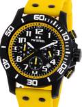 TW-Steel Carbon Roloi Xronogafos Batarias me Kitrino Kaoutsouk Louraki CA3