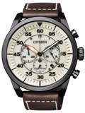 Citizen Eco-Drive Sports Roloi Xronogafos Iliakis Energias me Kafe Dermatino Louraki CA4215-04W