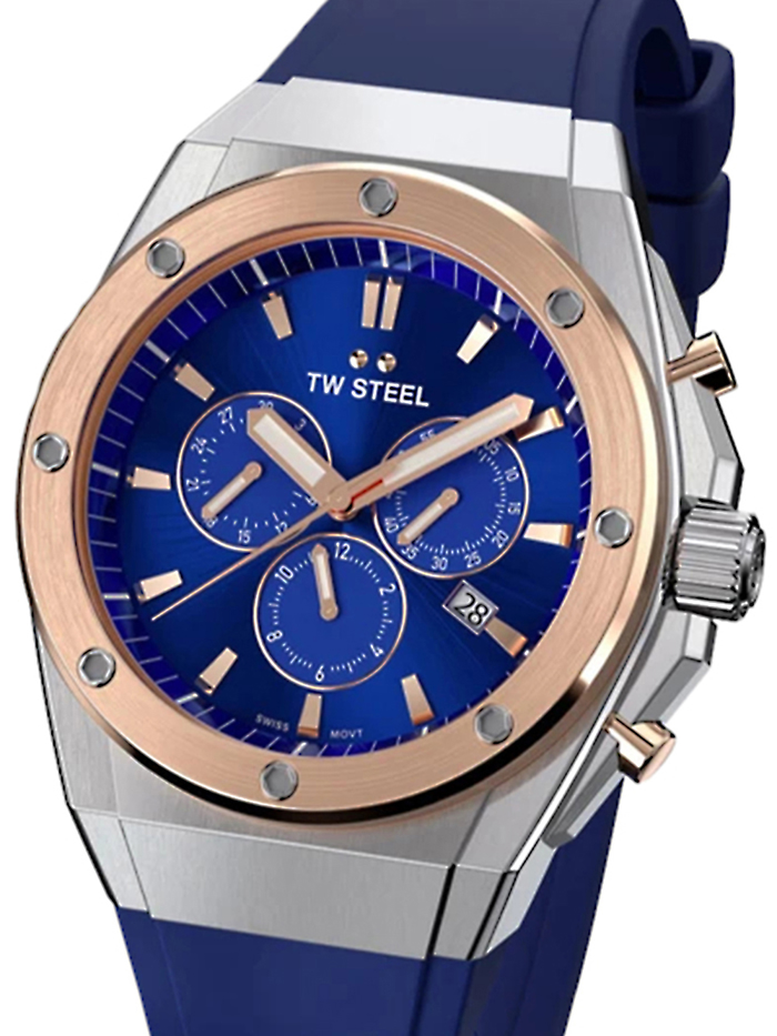 TW-Steel CEO Tech Roloi Xronogafos Batarias me Ble Kaoutsouk Louraki CE4046