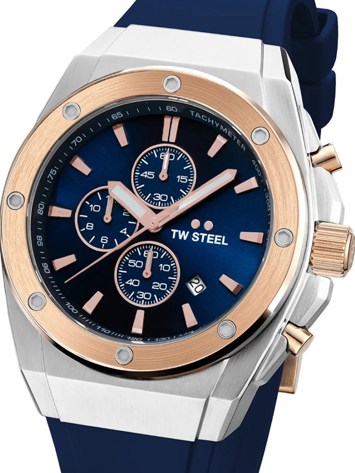 TW-Steel CEO Tech Roloi Xronogafos Batarias me Ble Kaoutsouk Louraki CE4105