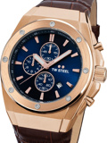 TW-Steel CEO Tech Roloi Xronogafos Batarias me Kafe Dermatino Louraki CE4106