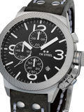 TW-Steel Canteen Roloi Xronogafos Batarias me Ggri Dermatino Louraki CS105