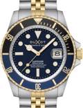 Duxot Atlantica Diver Roloi Aftomato me Xruso / Asimi Metalliko Brasele DX-2057-AA