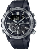 Casio Edifice Smartwatch Roloi Batarias me Mavro Kaoutsouk Louraki ECB-40P-1AEF