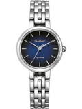 Citizen Eco-Drive Elegance Roloi Iliakis Energias me Asimi Metalliko Brasele EM0990-81L