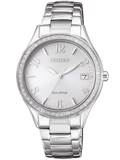 Citizen Eco-Drive Elegance Roloi Iliakis Energias me Asimi Metalliko Brasele EO1180-82A