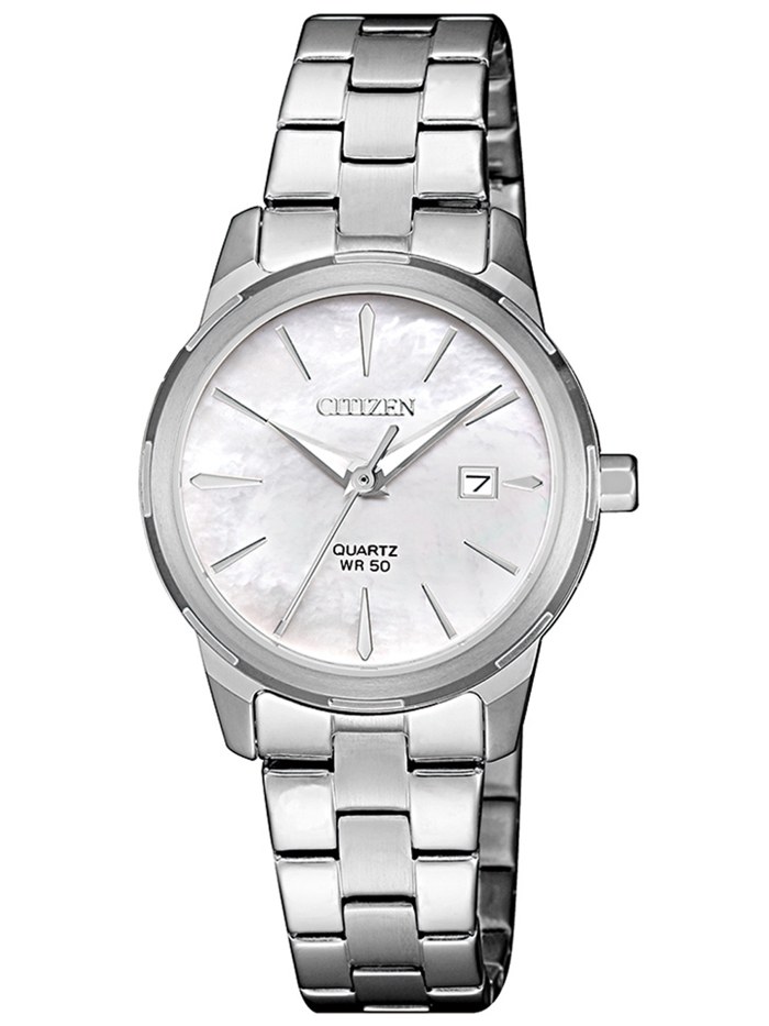 Citizen Elegance Roloi Batarias me Asimi Metalliko Brasele EU6070-51D