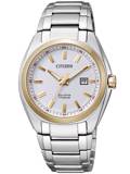 Citizen Eco-Drive Super-Titanium Roloi Iliakis Energias me Asimi Metalliko Brasele EW2214-52A