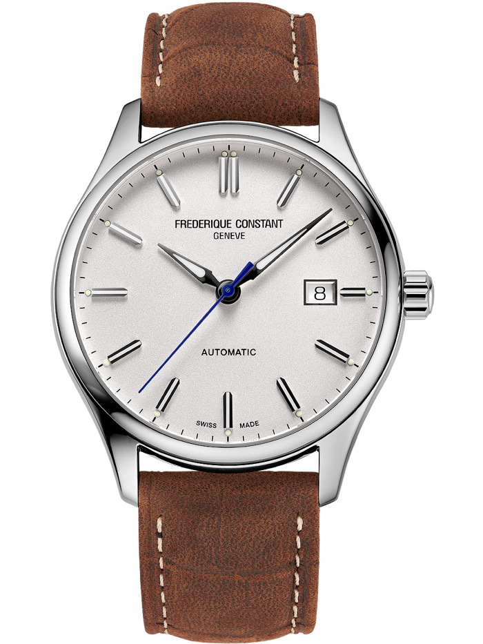 Frederique Constant Classic Roloi Aftomato me Kafe Dermatino Louraki FC-303NS5B6