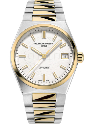 Frederique Constant Highlife Ρολόι Αυτόματο με Χρυσό / Ασημί Μεταλλικό Μπρασελέ FC-303V2NH3B