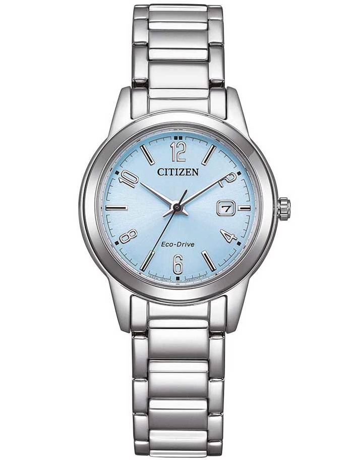 Citizen Eco-Drive Elegance Roloi Iliakis Energias me Asimi Metalliko Brasele FE1241-71L