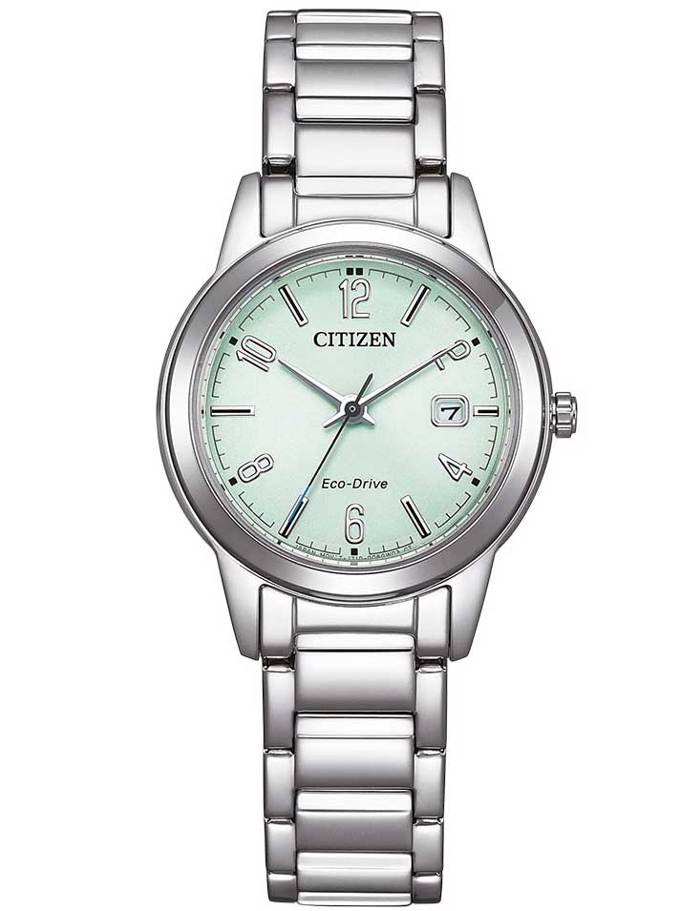 Citizen Eco-Drive Elegance Roloi Iliakis Energias me Asimi Metalliko Brasele FE1241-71X