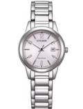 Citizen Eco-Drive Elegance Roloi Iliakis Energias me Asimi Metalliko Brasele FE1241-71Z