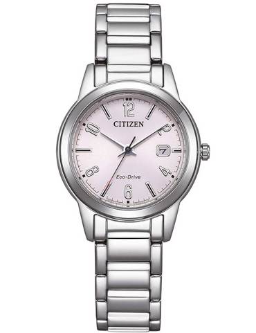 Citizen Eco-Drive Elegance Ρολόι Ηλιακής Ενέργειας με Ασημί Μεταλλικό Μπρασελέ FE1241-71Z