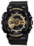 Casio G-Shock Roloi Xronogafos Batarias me Mavro Kaoutsouk Louraki GA-110GB-1AER