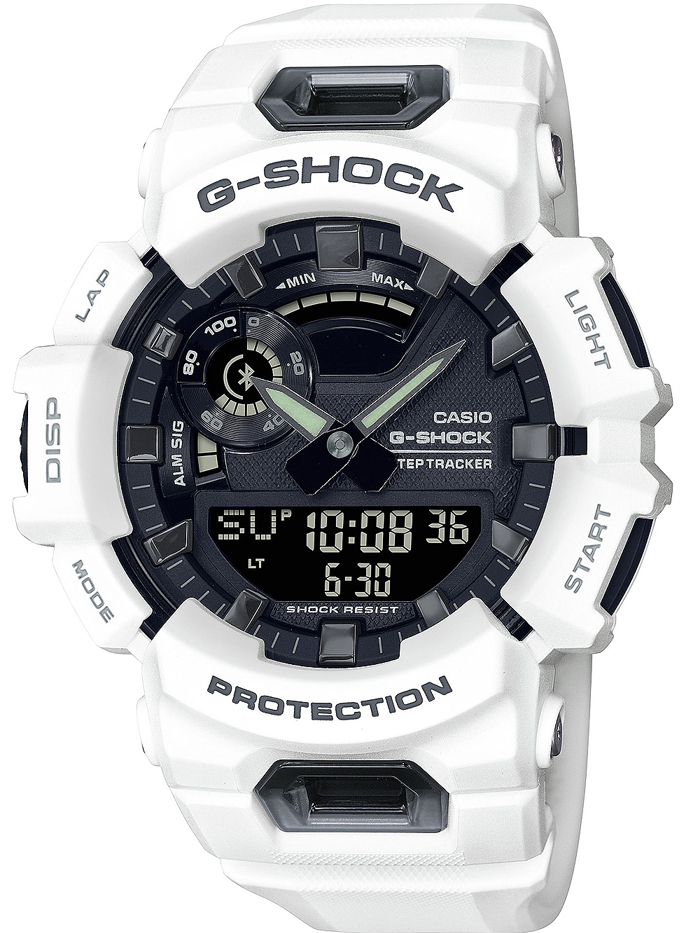 Casio G-Shock Smartwatch Roloi Batarias me Lefko Kaoutsouk Louraki GBA-900-7AER