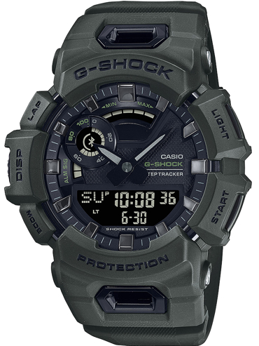 Casio G-Shock Smartwatch Ρολόι Μπαταρίας με Πράσινο Καουτσούκ Λουράκι GBA-900UU-3AER