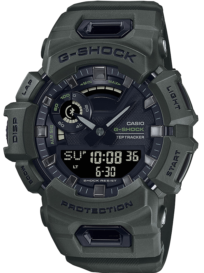 Casio G-Shock Smartwatch Roloi Batarias me Prasino Kaoutsouk Louraki GBA-900UU-3AER