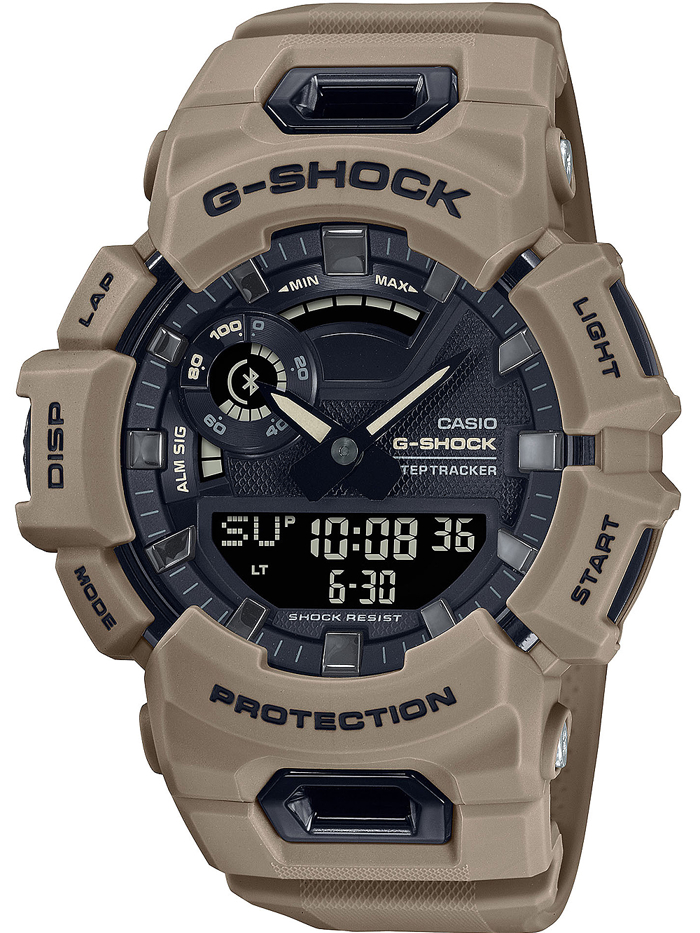 Casio G-Shock Smartwatch Roloi Batarias me Bez Kaoutsouk Louraki GBA-900UU-5AER