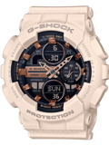Casio G-Shock Roloi Batarias me Bez Kaoutsouk Louraki GMA-S140M-4AER
