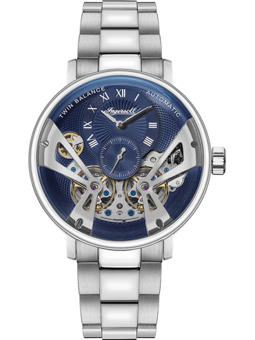 Ingersoll Tennessee Ρολόι Αυτόματο με Ασημί Μεταλλικό Μπρασελέ I13104