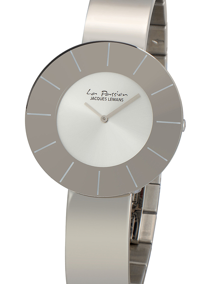 Jacques Lemans La Passion Roloi Batarias me Asimi Metalliko Brasele LP-128A